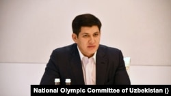 Өзбекстандын президенти Шавкат Мирзиёевдин күйөө баласы Отабек Умаров. 