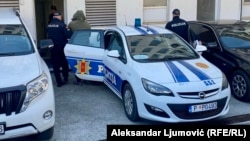 Osumnjičeni za šverc cigareta dolaze na saslušanje u Specijalno državno tužilaštvo u Podgorici, 20. februara 2024.