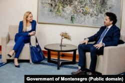 Andreina Marsela, italijanska ambasadorka u Podgorici i premijer Crne Gore Dritan Abazović