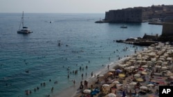 Plaža u Dubrovniku, 13. august 2021. 