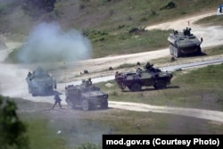 Fotografi nga stërvitjet ushtarake "Ujku i Platinit", Bujanoc, 22 qershor 2023.