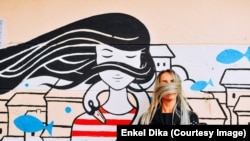 Mural i realizuar nga Enkel Dika. 