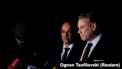 Габриел Ескобар, спедијален пратеник на САД за Западен Балкан и премиерот Димитар Ковачевски, Охрид 18 март 2023