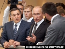 Араз Агаларов жана Владимир Путин. 2018-жыл.