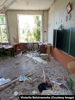 Шкільний клас, де навчалася дівчина