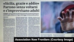 Стаття італійського видання про репатріацію дітей-біженців в Україну: «Сициліє, дякуємо і прощавай»