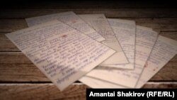 Журналист Актилек Капаровдун жалпыга маалымдоо каражаттарына жазган каты. Кат сүрөттүн негизинде графикага айлантылган.