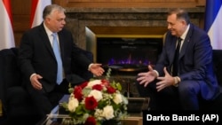 Viktora Orban i Milorad Dodik u Banjaluci, 5. aprila 2024.