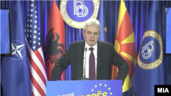 Али Ахмети, лидер на Демократската Унија за интеграција (ДУИ)