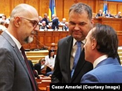 Cseke Attila (centru) a mai fost ministru al Sănătății și, apoi, al Dezvoltării.