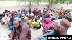 تعدادی از افراد نابینا در ولایت ارزگان 