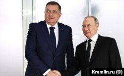 Milorad Dodik dhe Vladimir Putin para takimit në Kazan, 21 shkurt 2024