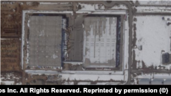 Завод із виробництва дронів «Герань/Шахед» у Єлабузі, Татарстан, Росія, супутниковий знімок від 2 квітня 2024 року