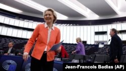 Shefja e Komisionit Evropian, Ursula von der Leyen. 12 mars 2024.