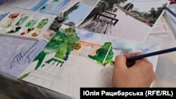 Малюнок переселенки Олени