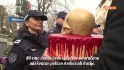 'Putine odlazi': Antiratni marš u Beogradu