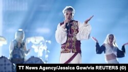 Фото деяких учасників пісенного конкурсу «Євробачення-2024», які пов'язані з Росією 