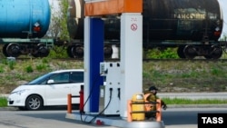 На АЗС в Краснодарском крае, Россия. Архивное фото