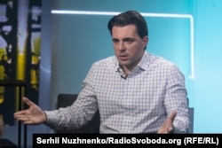 Володимир Кудрицький — голова правління ПрАТ «Національна енергетична компанія «Укренерго» під час інтерв’ю для Радіо Свобода