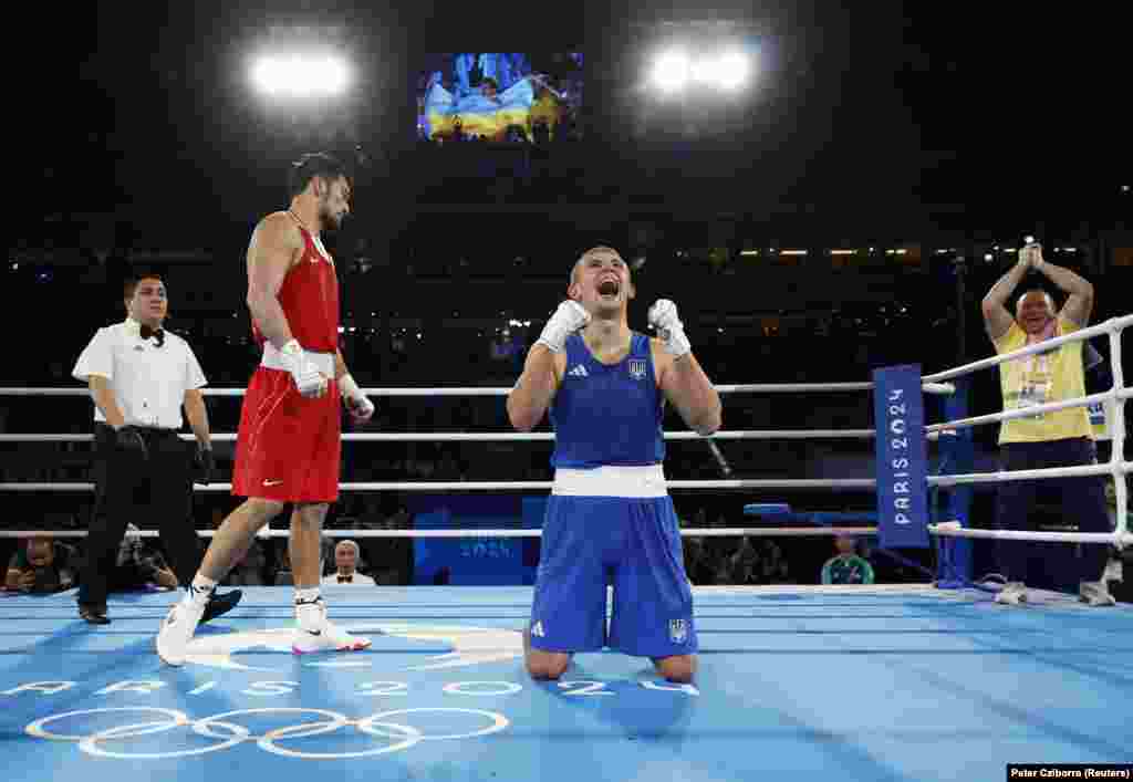 Український боксер Олександр Хижняк, він же &laquo;Полтавський танк&raquo;, роздільним рішенням суддів виборов золоту нагороду. У фіналі українець переміг чинного чемпіона світу у ваговій категорії до 80 кг Нурбека Оралбая. Для Хижняка це вже друга олімпійська медаль. У 2020 році він виборов срібну нагороду, після чого пообіцяв повернутися за &laquo;золотом&raquo; і стримав обіцянку. Хижняк став п'ятим спортсменом України, який завоював &laquo;золото&raquo; Олімпійських ігор. Раніше це вдавалося ще у 2012 році Василеві Ломаченку та Олександру Усику