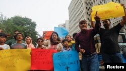 د کراچۍ عیسویانو د اګست پر ۱۶مه د جړاوالا پېښې پرضد مظاهره وکړه.