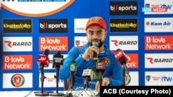 راشد خان ستاره تیم ملی کریکت افغانستان و یکی از چهره های پرطرفدار کریکت در جهان