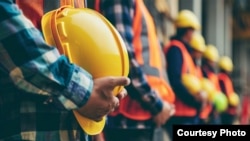 Илустрација, градежни работници