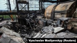 Наслідки удару по об’єкту критичної інфраструктури в Харкові, квітень 2024 року