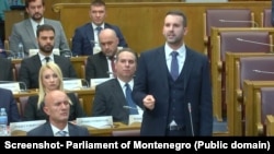 Premijer Milojko tokom rasprave o iyboru Vlade