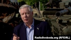 Ліндсі Грем під час відвідин Києва