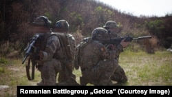 O imagine distribuită de grupul „Getica” pe pagina lor de Facebook. 