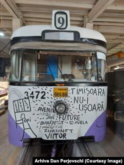 Dan Perjovschi a creat mai multe sesiuni de performance în programul Capitalei Culturale timișorene.