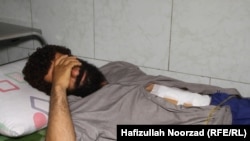 یکی از بیماران در شفاخانه دولتی ولایت نیمروز 