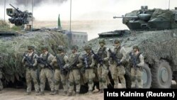 Нямецкія вайскоўцы на вучэньнях у Літве, 2024 год