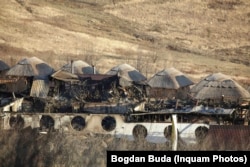 Urmările incendiului.