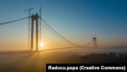 Podul de la Brăila, numit Golden Gate-ul României, a fost dat în folosință în iulie 2023, dar nu a fost încă recepționat de autoritățile române