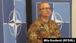 Komandanti i misionit të NATO-s në Kosovë, Angelo Ristuccia.