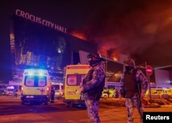 Спецназ РФ біля «Крокус-Сіті»