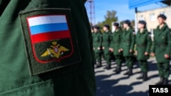 Çağırışçılar Rostov-Don bölgəsindəki məntəqədə toplaşırlar.