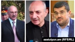 Արցախի գերեվարված նախկին նախագահներ Արկադի Ղուկասյան, Բակո Սահակյան և Արայիկ Հարությունյան