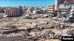 شهر سیلابزده درنه در لیبیا