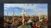 Cimitirul mercenarilor Wagner din Samara, înainte să fie distrus și nivelat cu buldozerul