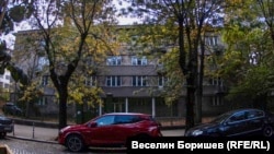 Cladirea din centrul Sofiei, pe strada "Shipka".