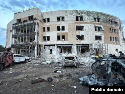 Последствия ракетной атаки на Запорожье, август 2023 года