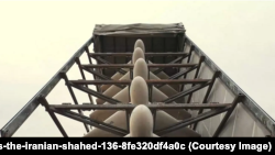 Российские ударные БпЛА Shahed в пусковой установке
