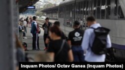 Gara de Nord, București.