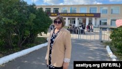 Директор школы села Енбек Гульжамал Селиханова. Павлодарская область, 22 сентября 2023 года