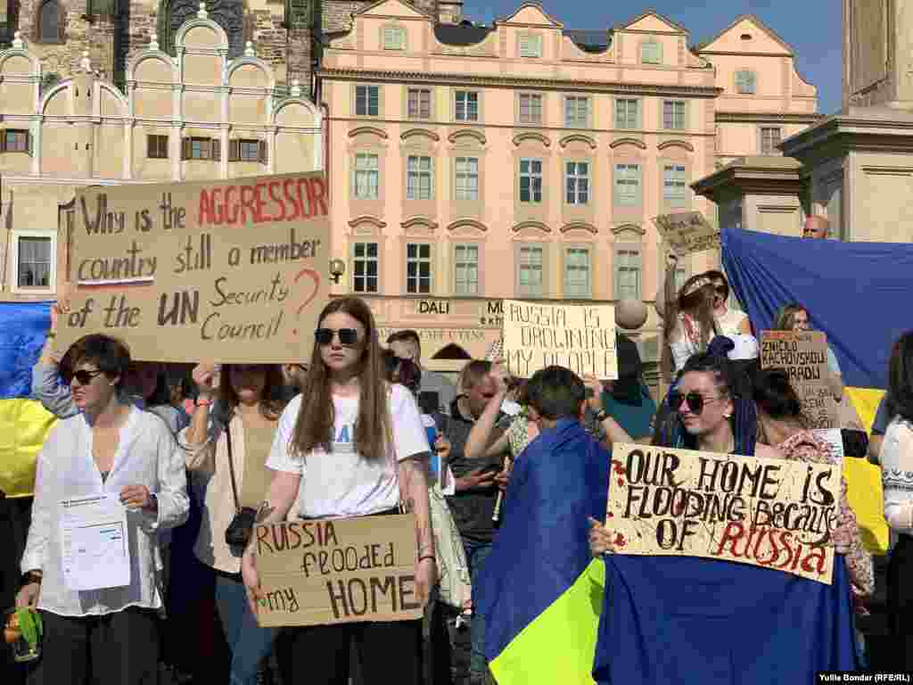  Серед мітингувальників були біженці з Херсонщини &nbsp; &nbsp; &nbsp; 