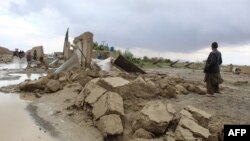 د بلوچستان په چمن ښر کې د اپرېل پر ۱۹مه بارانونو يوشمېر کورونه نړولي دي.