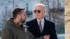Президент України Володимир Зеленський і президент США Джозеф Байден у центрі Києва. Україна, 20 лютого 2023 року